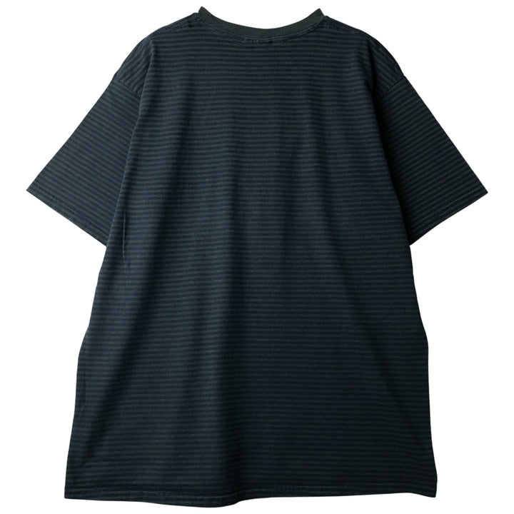 Vintage 90'S Puritan striped T-shirt, men's size XL cotton Green type dark green Vintage Second Hand