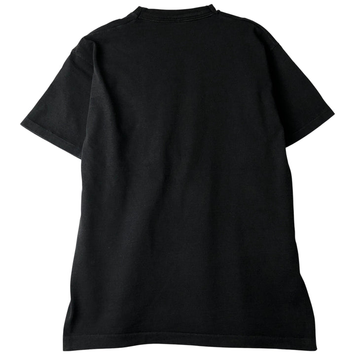90'S Fruit of the Loom printed T-shirt, made in the USA, men's size L, vintage cotton black type Vintage Second Hand