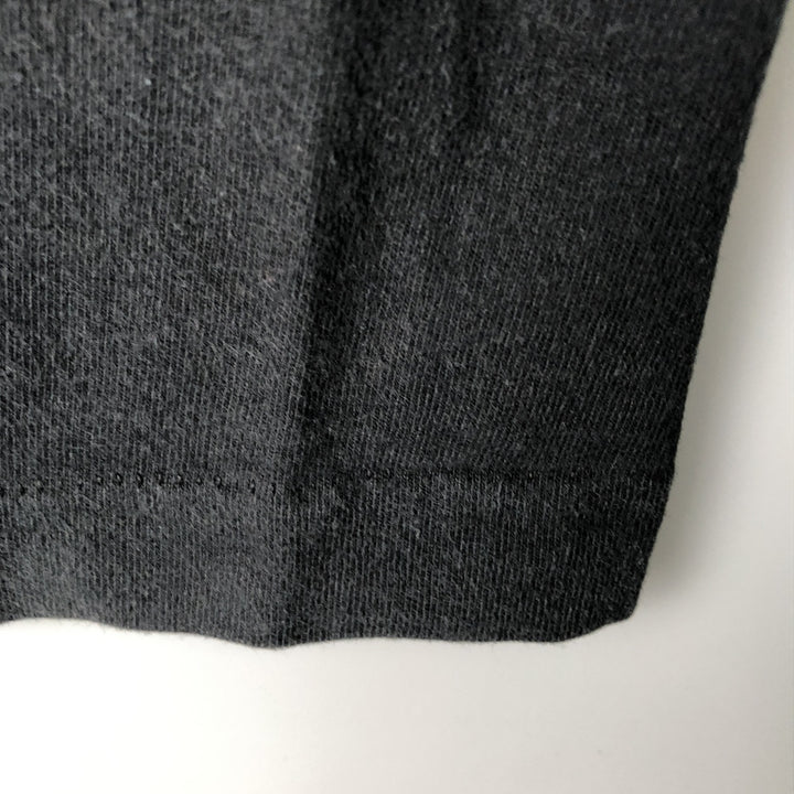 90'S Fruit of the Loom printed T-shirt, made in the USA, men's size L, vintage cotton black type Vintage Second Hand