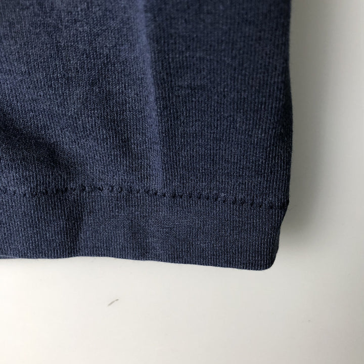 2000'S Fruit of the Loom Best Print T-Shirt, Made in USA, Men's XL cotton navy blue type Vintage Second Hand