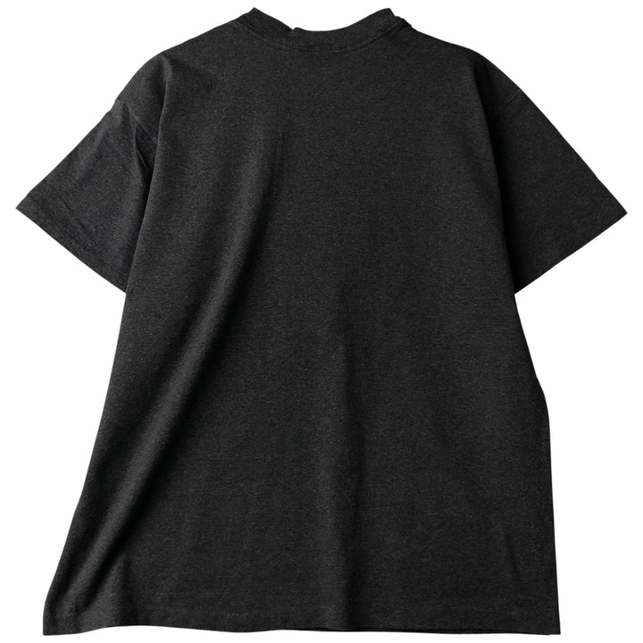 Jacques Moret printed T-shirt, Made in USA, Men's XL cotton Charcoal Vintage Second Hand