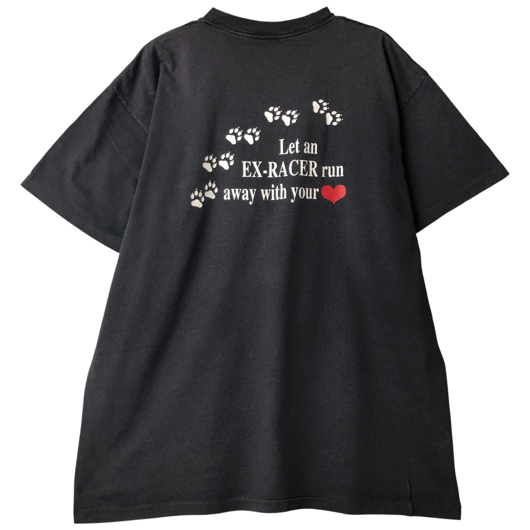 90's ONEITA POWER cotton black type Vintage Second Hand