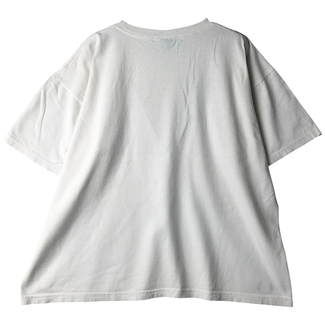Vintage 90'S OB Print T-Shirt, Men's XL cotton white type Vintage Second Hand