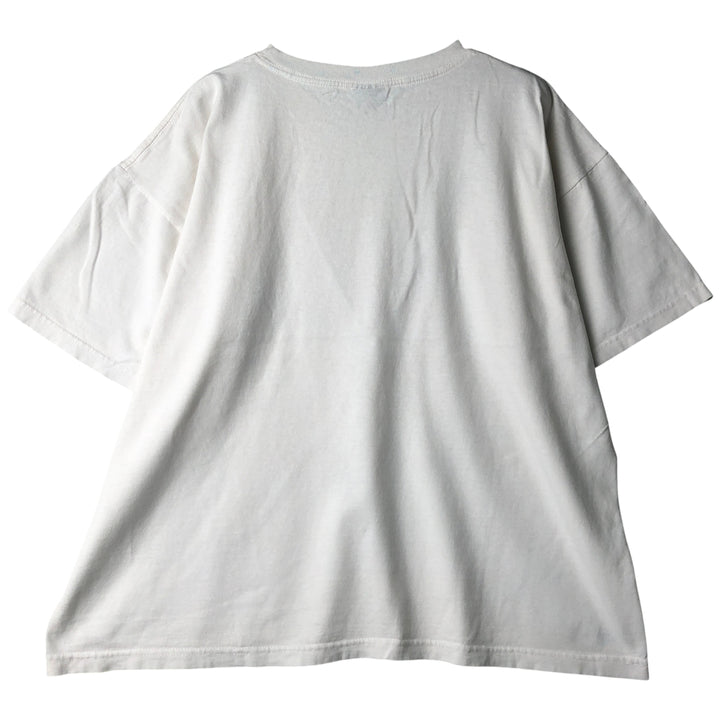 Vintage 90'S OB Print T-Shirt, Men's XL cotton white type Vintage Second Hand