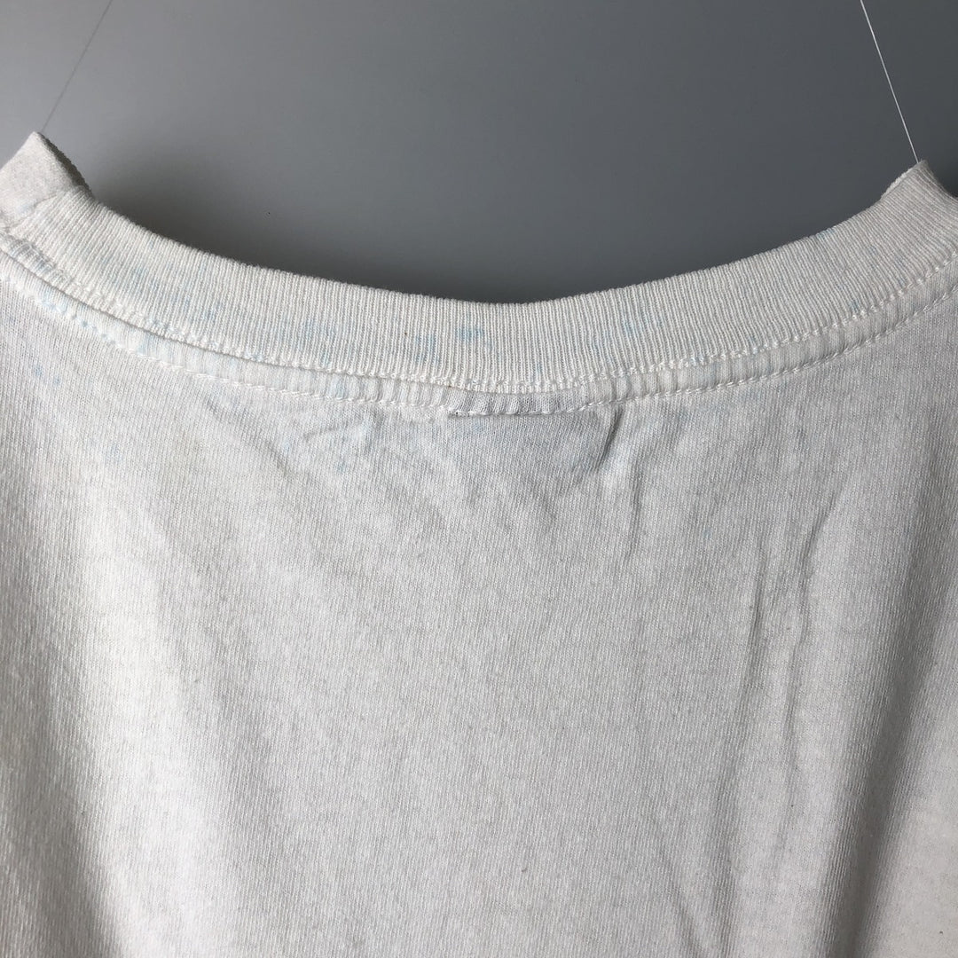 Vintage 90'S OB Print T-Shirt, Men's XL cotton white type Vintage Second Hand