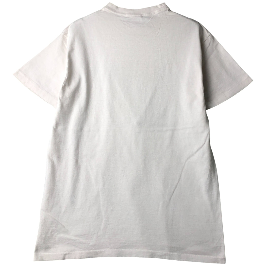 Vintage 1980'S Anvil Print T-Shirt, Made in USA, Men's Size L cotton white type Vintage Second Hand