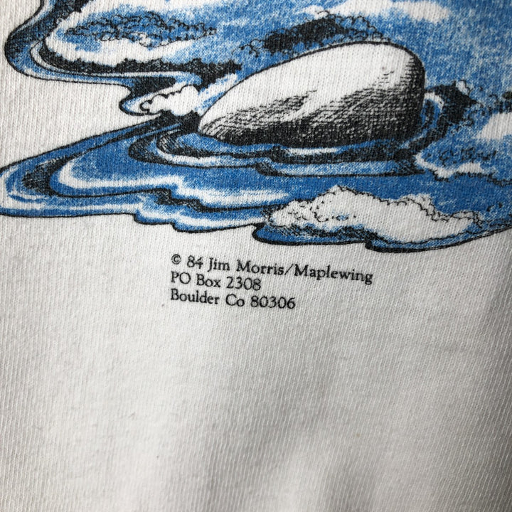 Vintage 1980'S Anvil Print T-Shirt, Made in USA, Men's Size L cotton white type Vintage Second Hand