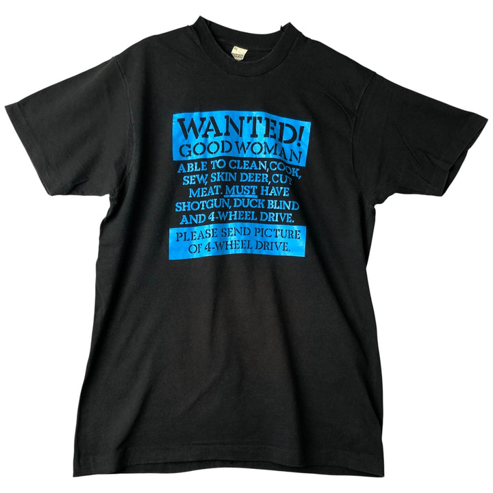 90'S SCREEN STARS Printed T-shirt Made in USA Men's XL Vintage cotton black type Vintage Second Hand