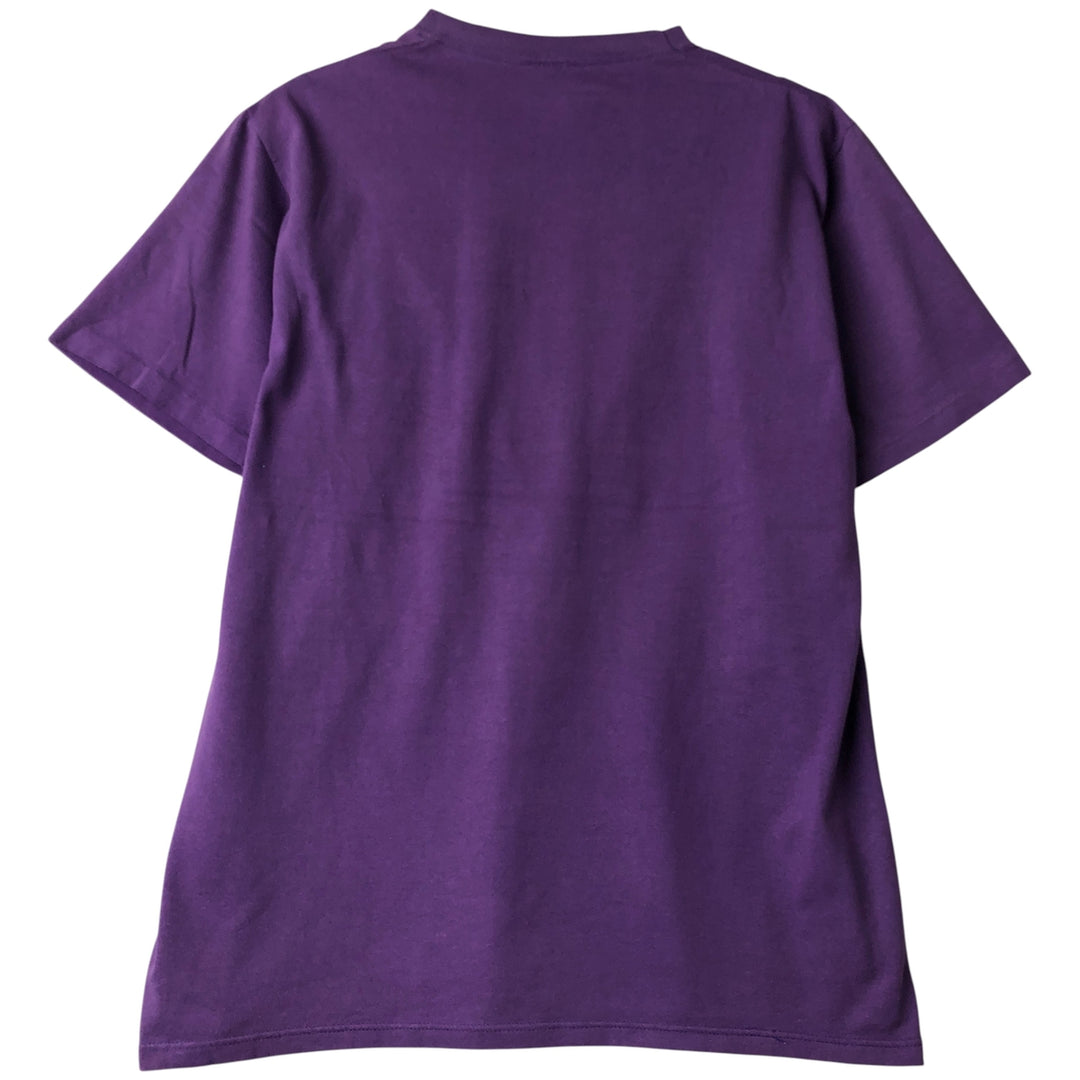 Vintage 80s-90'S Jerzees Message Print T-Shirt, Made in USA, Men's Size L cotton purple type Vintage Second Hand