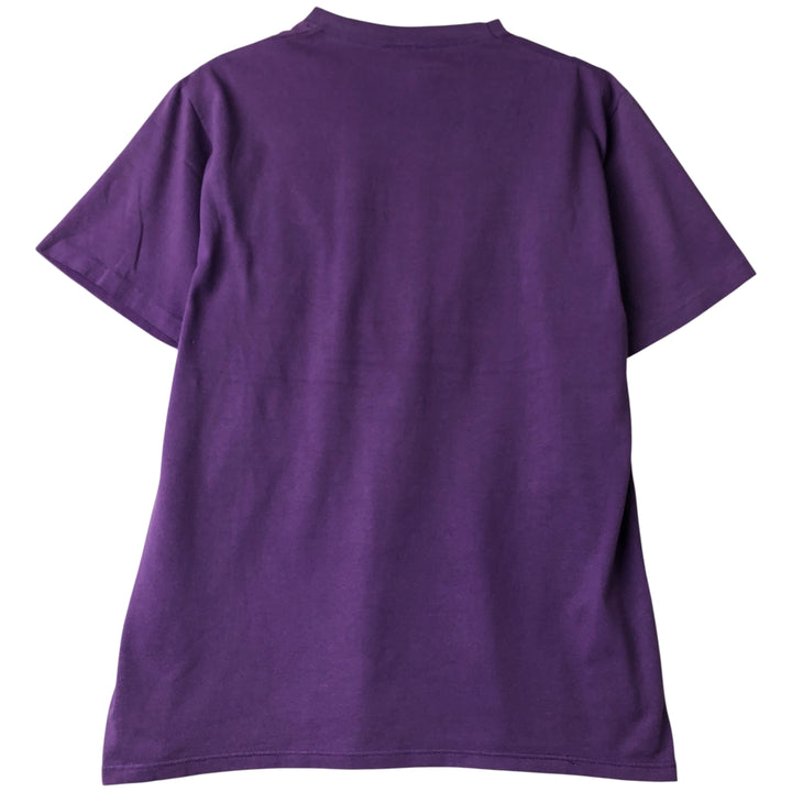 Vintage 80s-90'S Jerzees Message Print T-Shirt, Made in USA, Men's Size L cotton purple type Vintage Second Hand