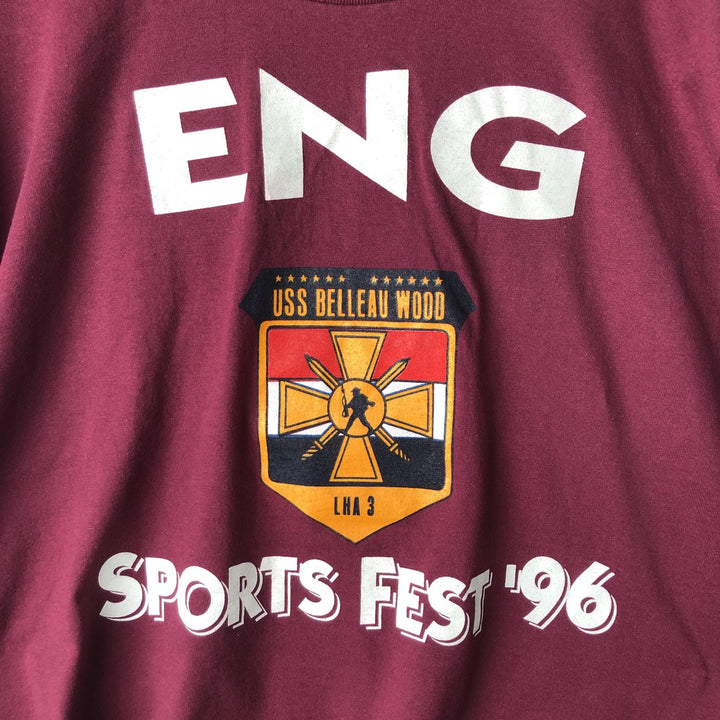 90's ONEITA POWER cotton red type Vintage Second Hand