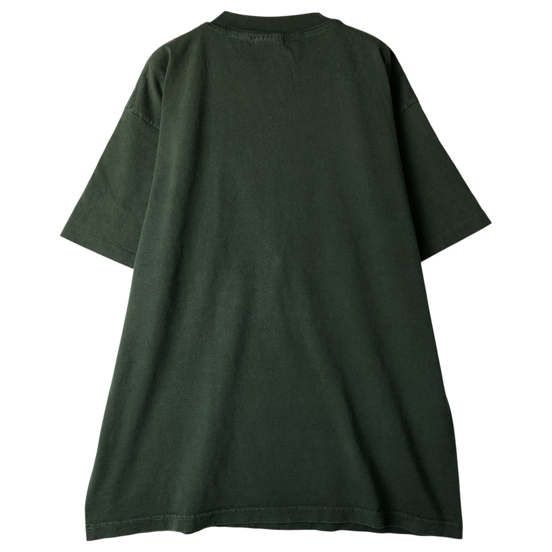 Vintage 90'S Murina print T-shirt, Made in USA, Men's XL cotton green type Vintage Second Hand