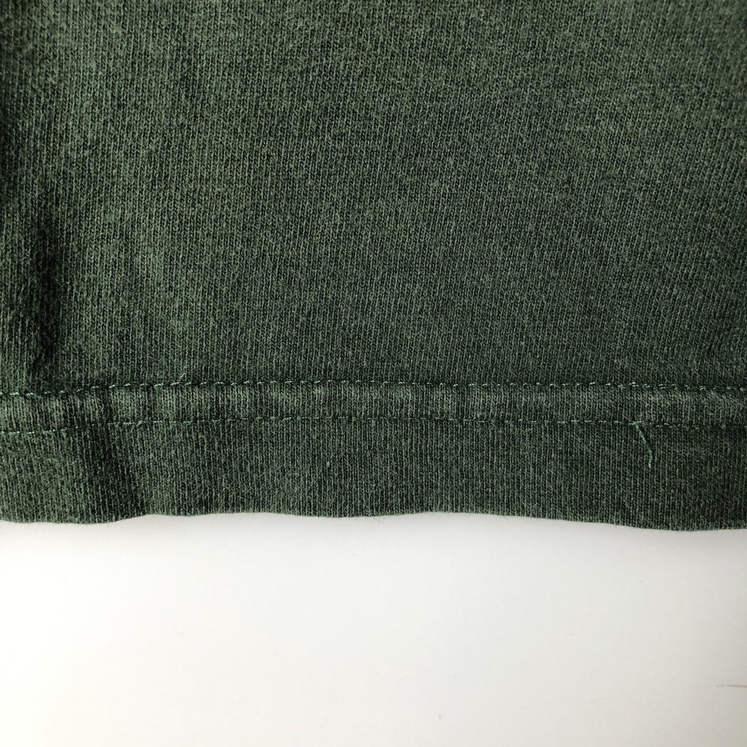 Vintage 90'S Murina print T-shirt, Made in USA, Men's XL cotton green type Vintage Second Hand