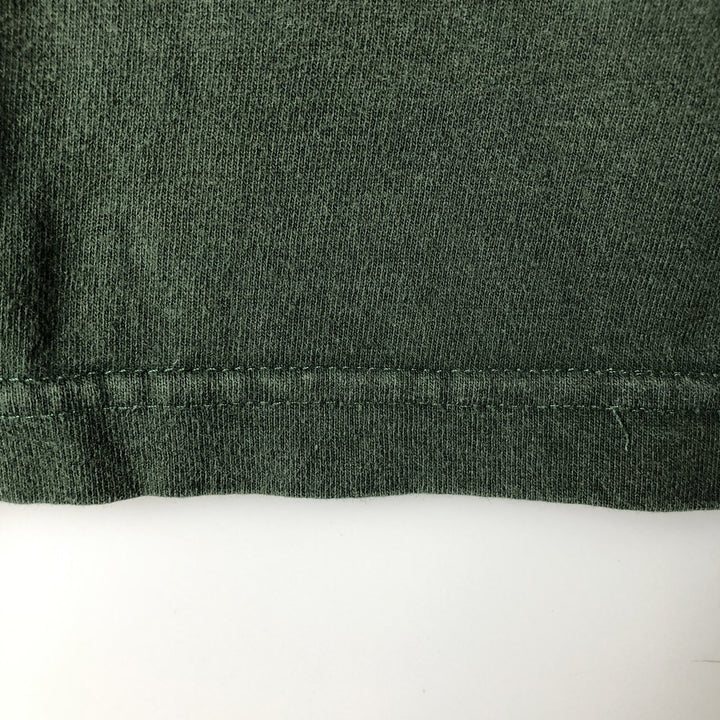 Vintage 90'S Murina print T-shirt, Made in USA, Men's XL cotton green type Vintage Second Hand