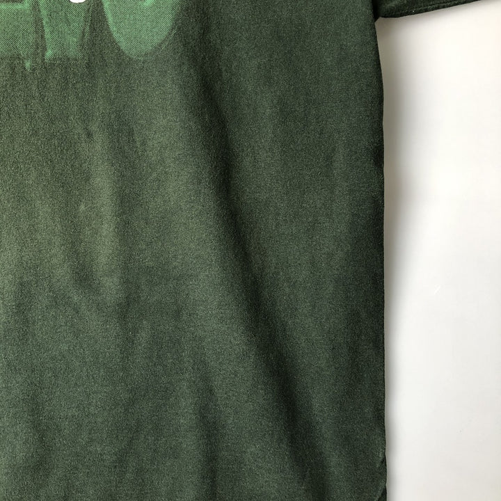Vintage 90'S Murina print T-shirt, Made in USA, Men's XL cotton green type Vintage Second Hand