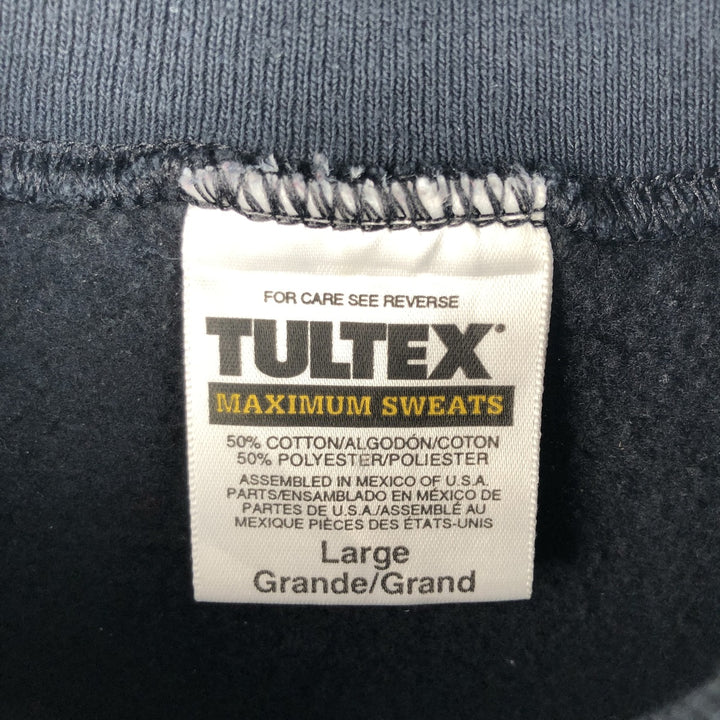 Vintage 90'S Tartex Maximum Sweats Eagle Pattern Animal Sweatshirt, Men's Size L cotton black type Vintage Second Hand