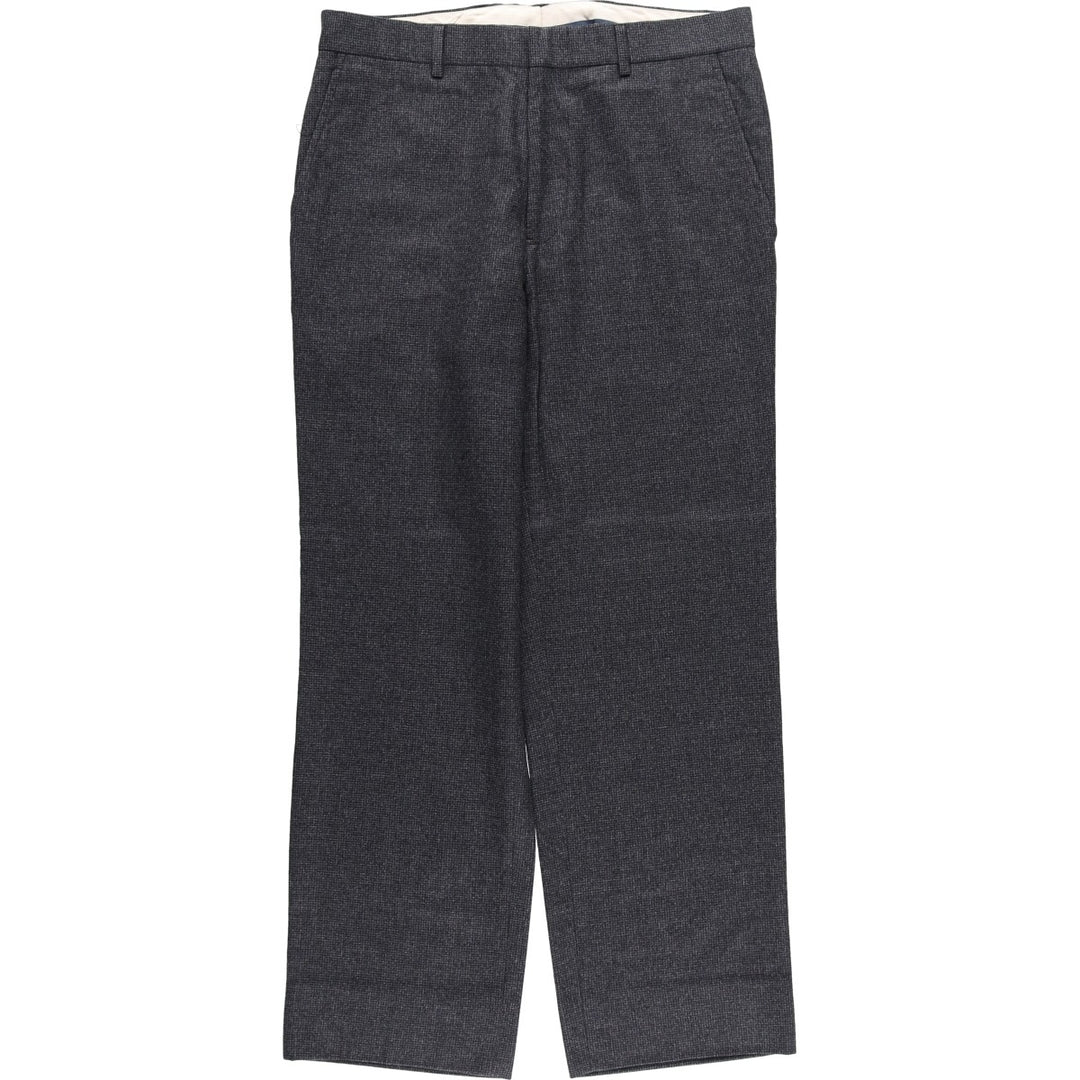 Brooks Brothers 1818 Fitzgerald Check Pattern Wool Pants, Men's Size 33 wool gray type Vintage Second Hand
