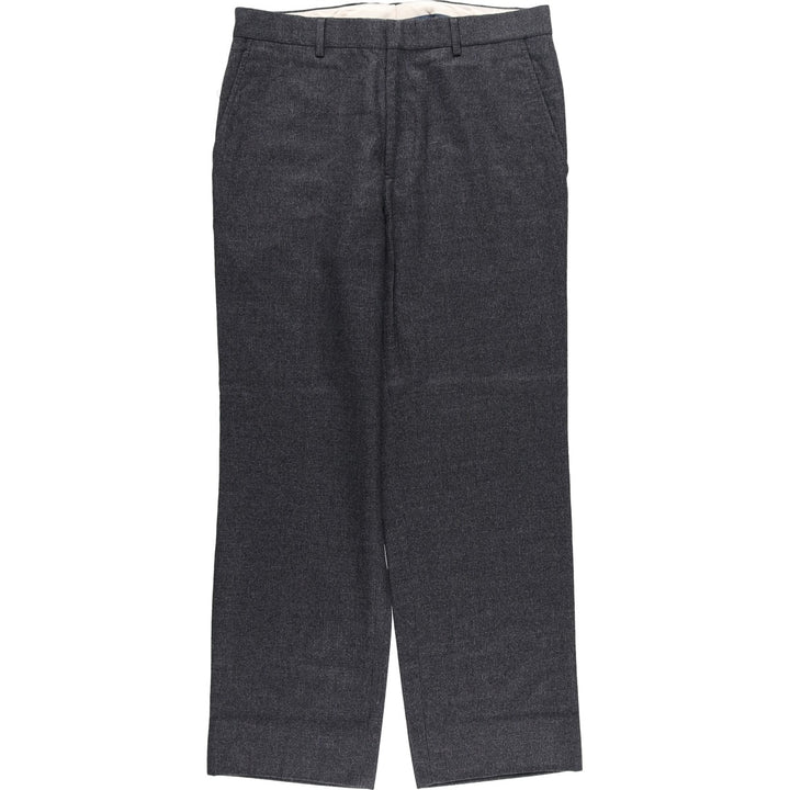Brooks Brothers 1818 Fitzgerald Check Pattern Wool Pants, Men's Size 33 wool gray type Vintage Second Hand