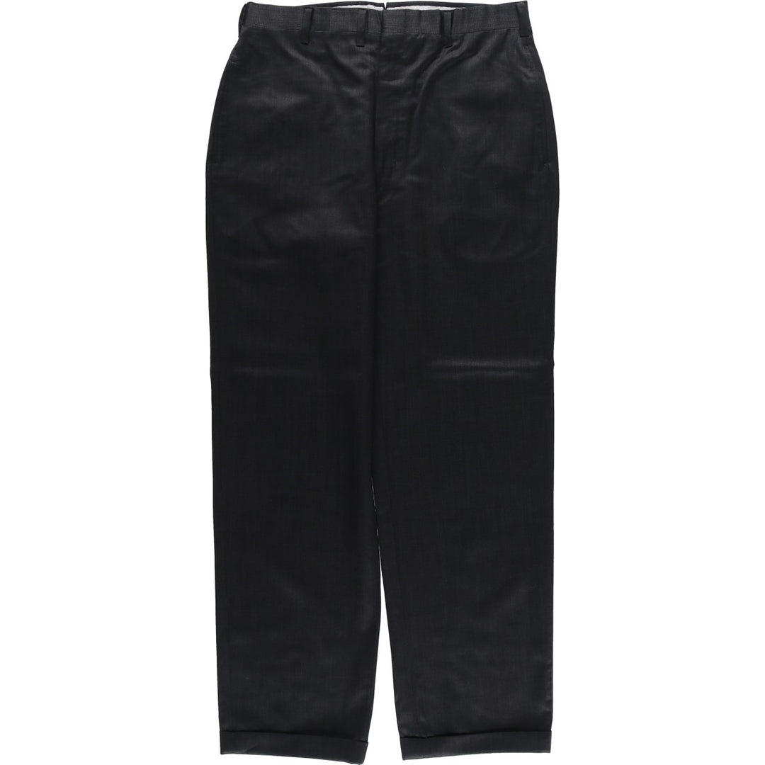 Vintage 80s-90'S NOROL Men's Slacks, Size W30 unclear black type Vintage Second Hand