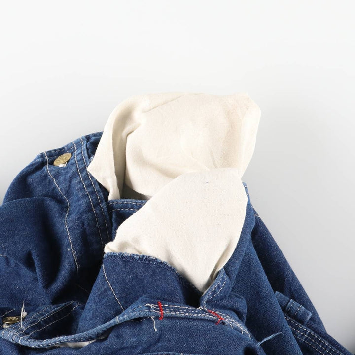 Dickies Men's Oversized Denim Overalls (Size W44) cotton blue type Vintage Second Hand
