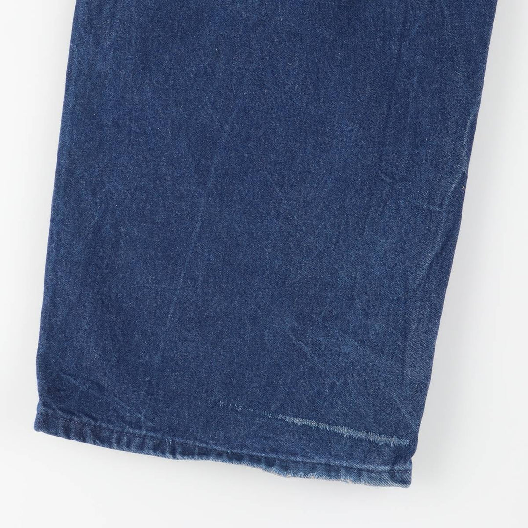 Dickies Men's Oversized Denim Overalls (Size W44) cotton blue type Vintage Second Hand