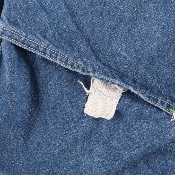Vintage 1970'S Osh Kosh men's denim overalls, size W39 unclear blue type Vintage Second Hand