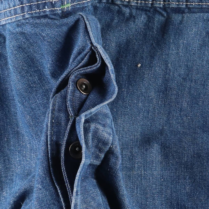Vintage 1970'S Osh Kosh men's denim overalls, size W39 unclear blue type Vintage Second Hand