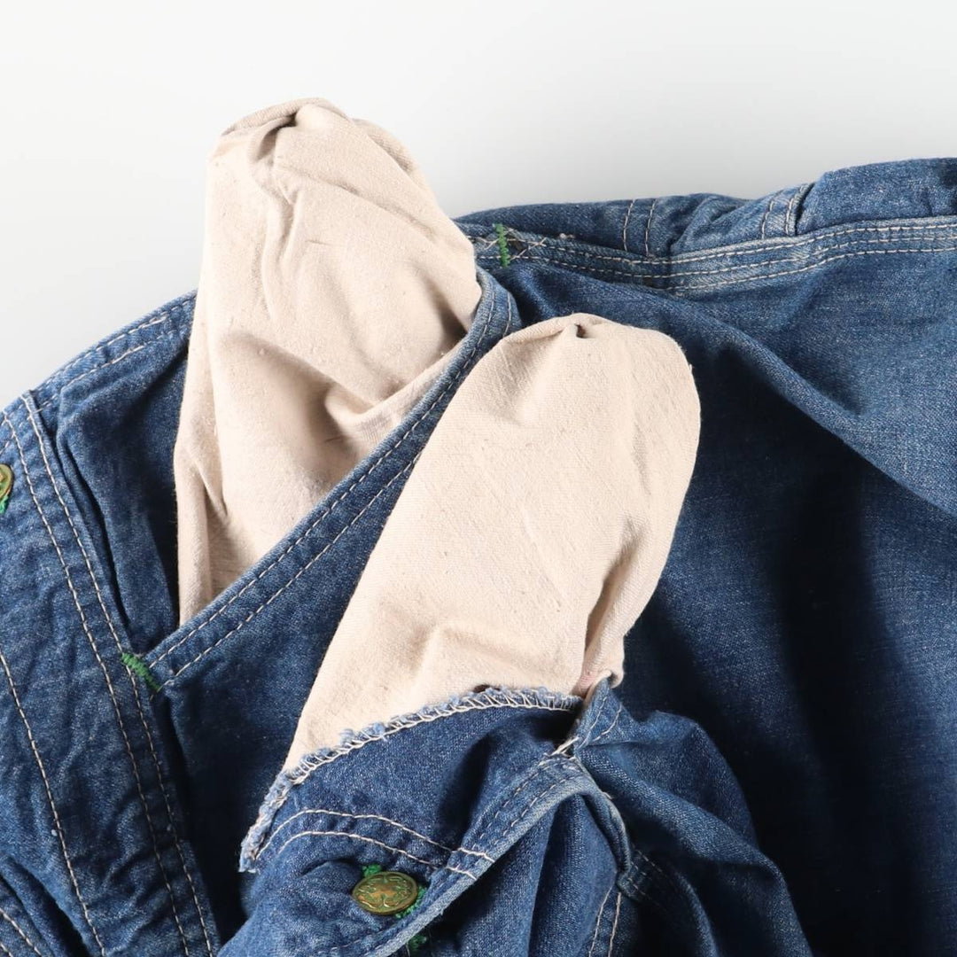 Vintage 1970'S Osh Kosh men's denim overalls, size W39 unclear blue type Vintage Second Hand