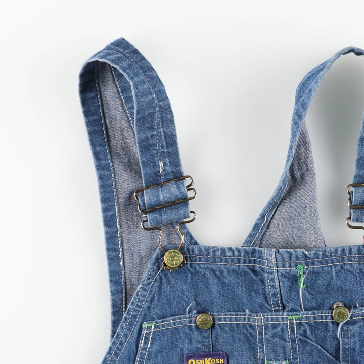 Vintage 1970'S Osh Kosh men's denim overalls, size W39 unclear blue type Vintage Second Hand