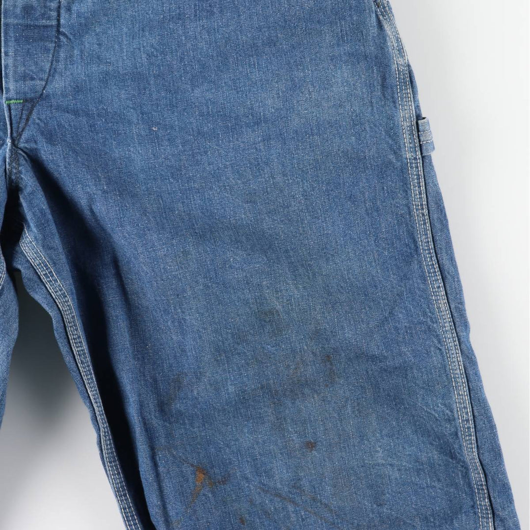 Vintage 1970'S Osh Kosh men's denim overalls, size W39 unclear blue type Vintage Second Hand