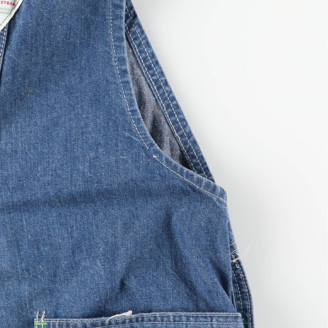 Vintage 1970'S Osh Kosh men's denim overalls, size W39 unclear blue type Vintage Second Hand
