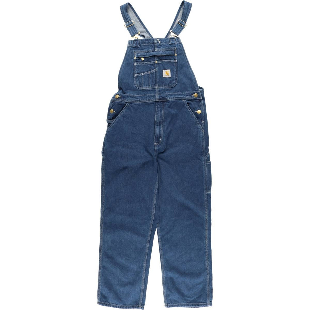 Carhartt Loose Fit Denim Overalls, Men's W35 (approx.) cotton blue type Vintage Second Hand