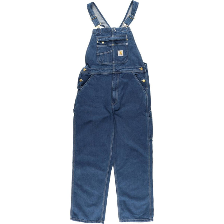 Carhartt Loose Fit Denim Overalls, Men's W35 (approx.) cotton blue type Vintage Second Hand
