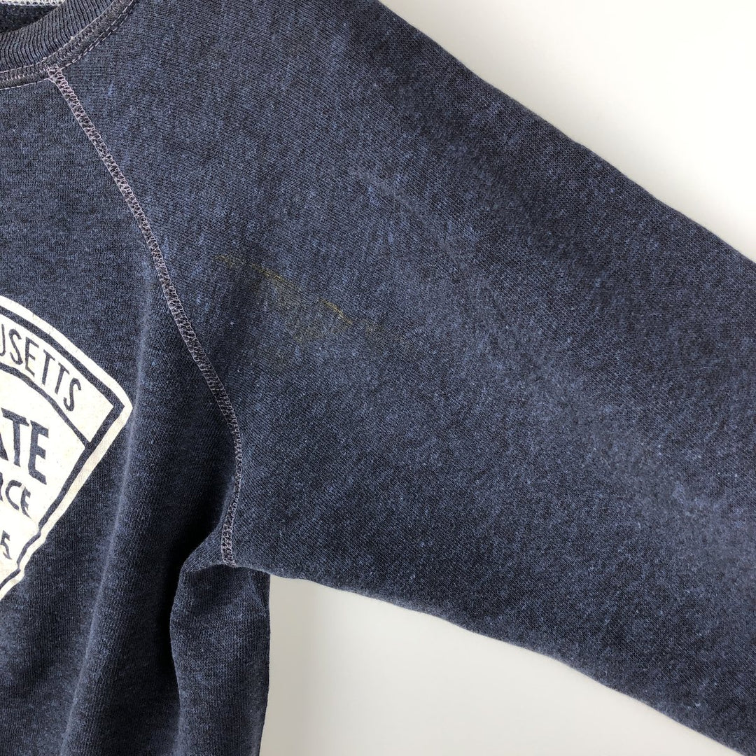 Vintage women's printed sweatshirt, size S unclear navy blue type Vintage Second Hand