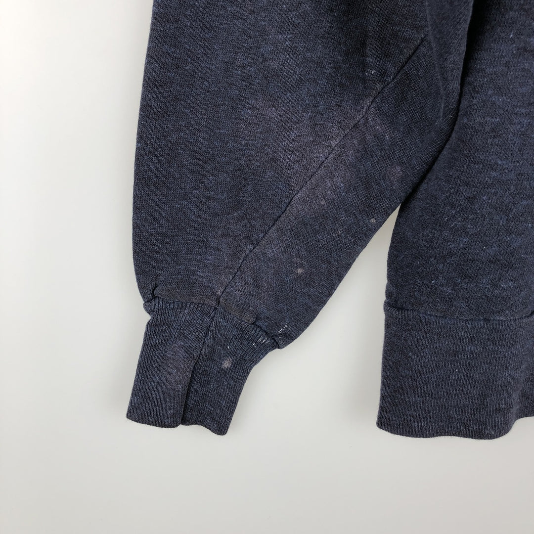 Vintage women's printed sweatshirt, size S unclear navy blue type Vintage Second Hand