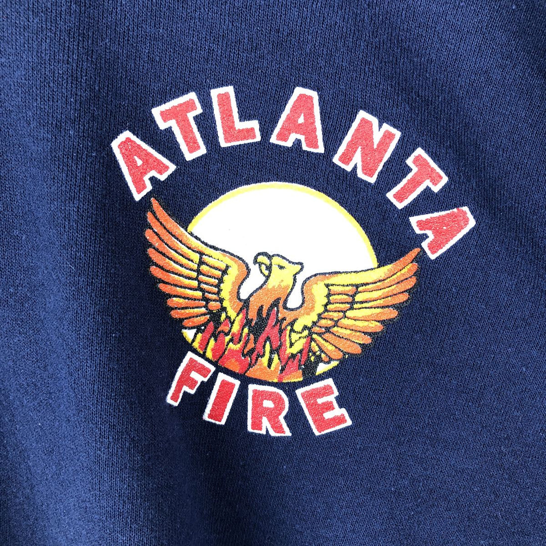 Vintage 90'S Russell Athletic full-zip sweatshirt, size XXL, men's cotton navy blue type Vintage Second Hand
