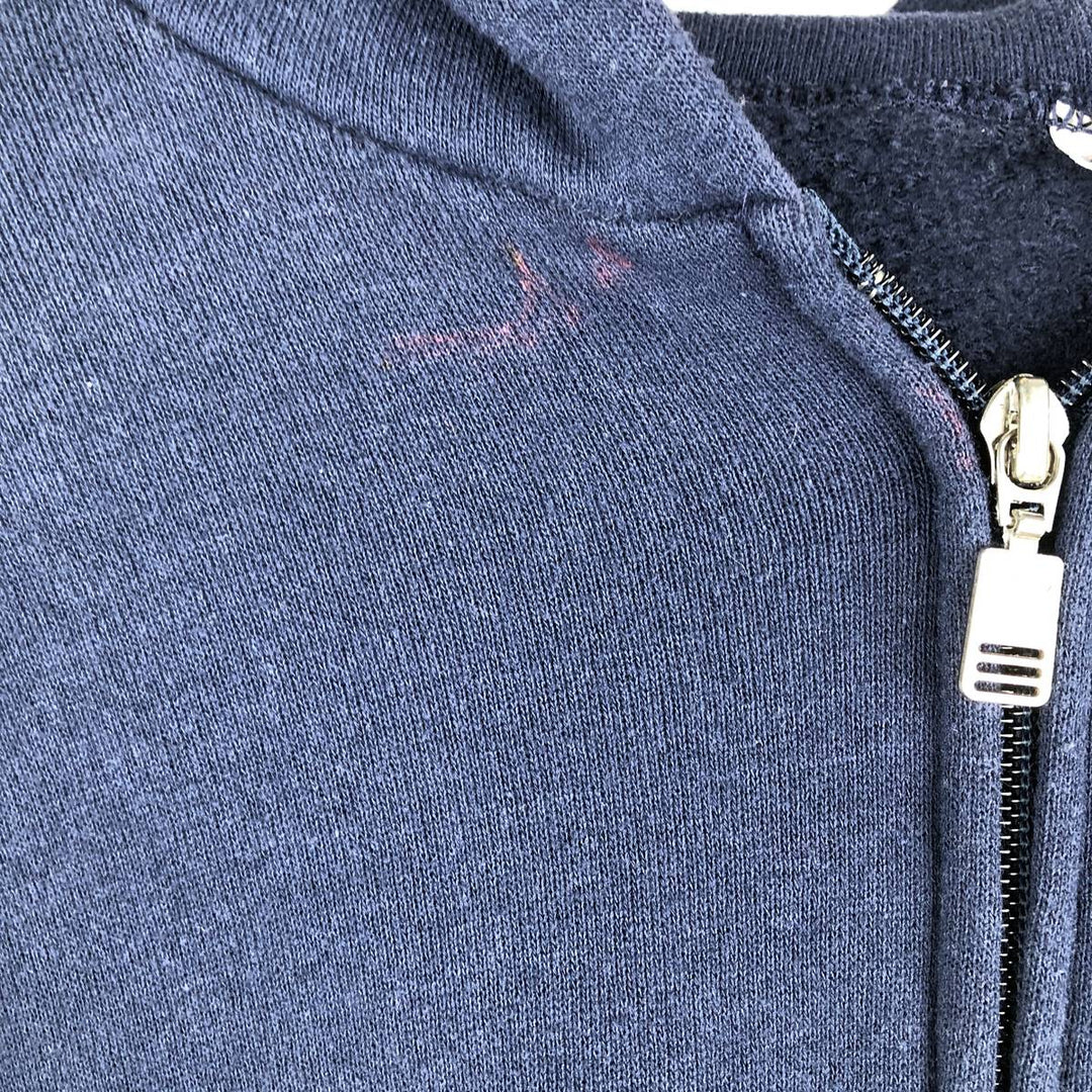 Vintage 90'S Russell Athletic full-zip sweatshirt, size XXL, men's cotton navy blue type Vintage Second Hand