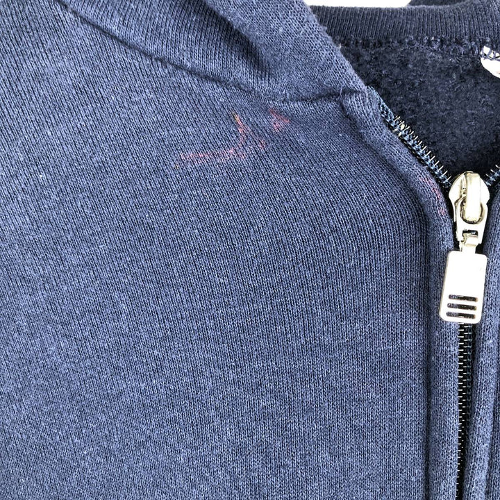 Vintage 90'S Russell Athletic full-zip sweatshirt, size XXL, men's cotton navy blue type Vintage Second Hand