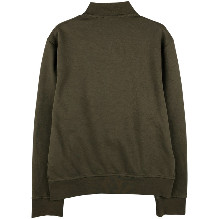 Ralph Lauren POLO RALPH LAUREN Full Zip Sweatshirt Trainer Men's M size polyester Khaki type Vintage Second Hand
