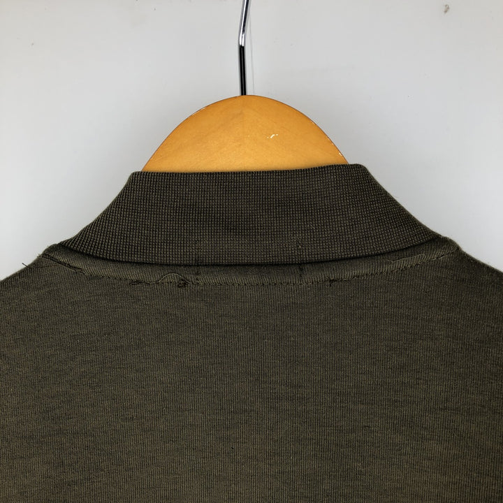 Ralph Lauren POLO RALPH LAUREN Full Zip Sweatshirt Trainer Men's M size polyester Khaki type Vintage Second Hand
