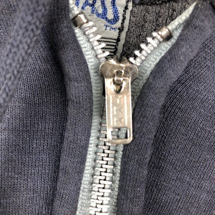 Vintage 1990'S KODIAKPASS double-face full-zip sweatshirt hoodie, size M, men's cotton navy blue type Vintage Second Hand