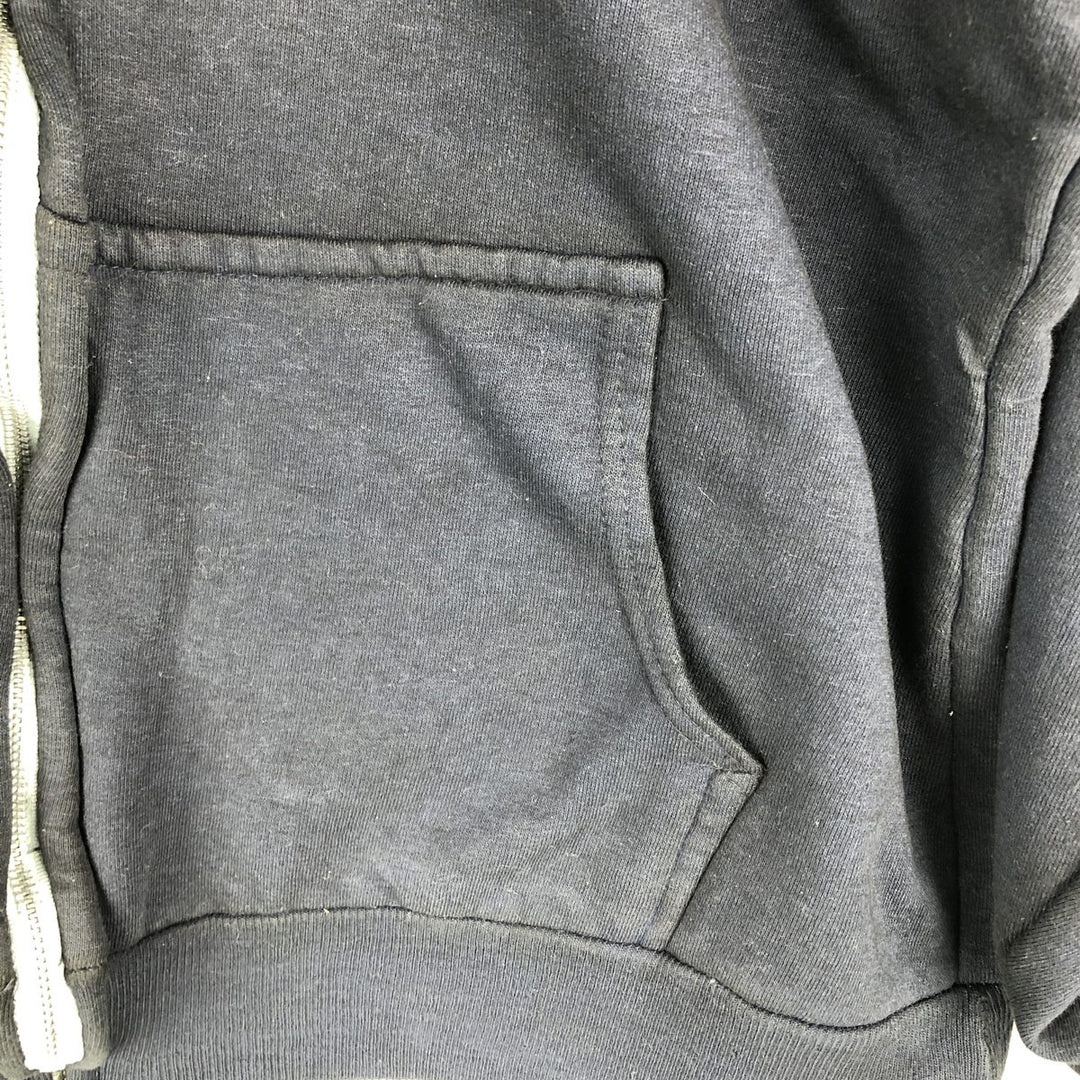 Vintage 1990'S KODIAKPASS double-face full-zip sweatshirt hoodie, size M, men's cotton navy blue type Vintage Second Hand