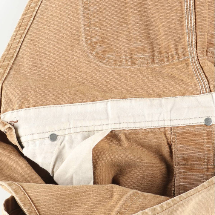 Big size Carhartt double knee duck overalls for men, equivalent to w41 unclear Beige type Vintage Second Hand