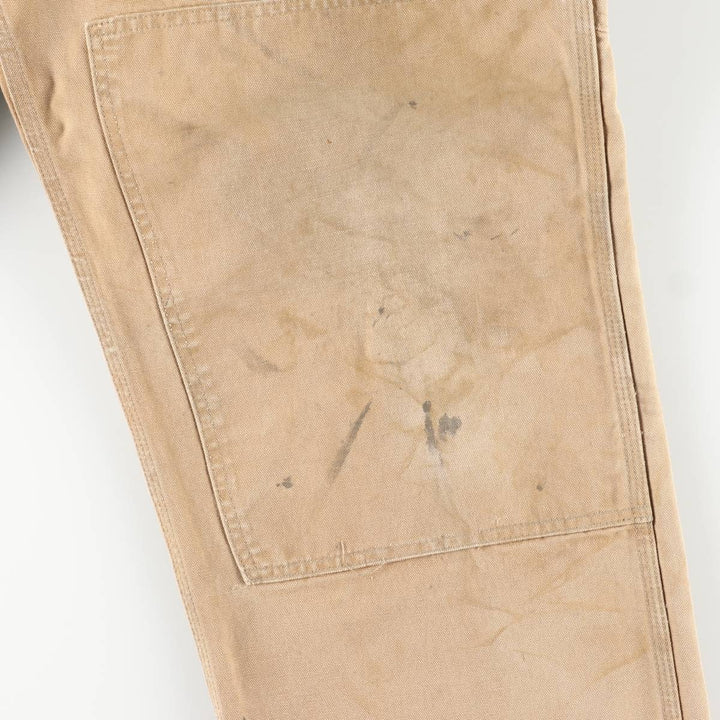 Big size Carhartt double knee duck overalls for men, equivalent to w41 unclear Beige type Vintage Second Hand