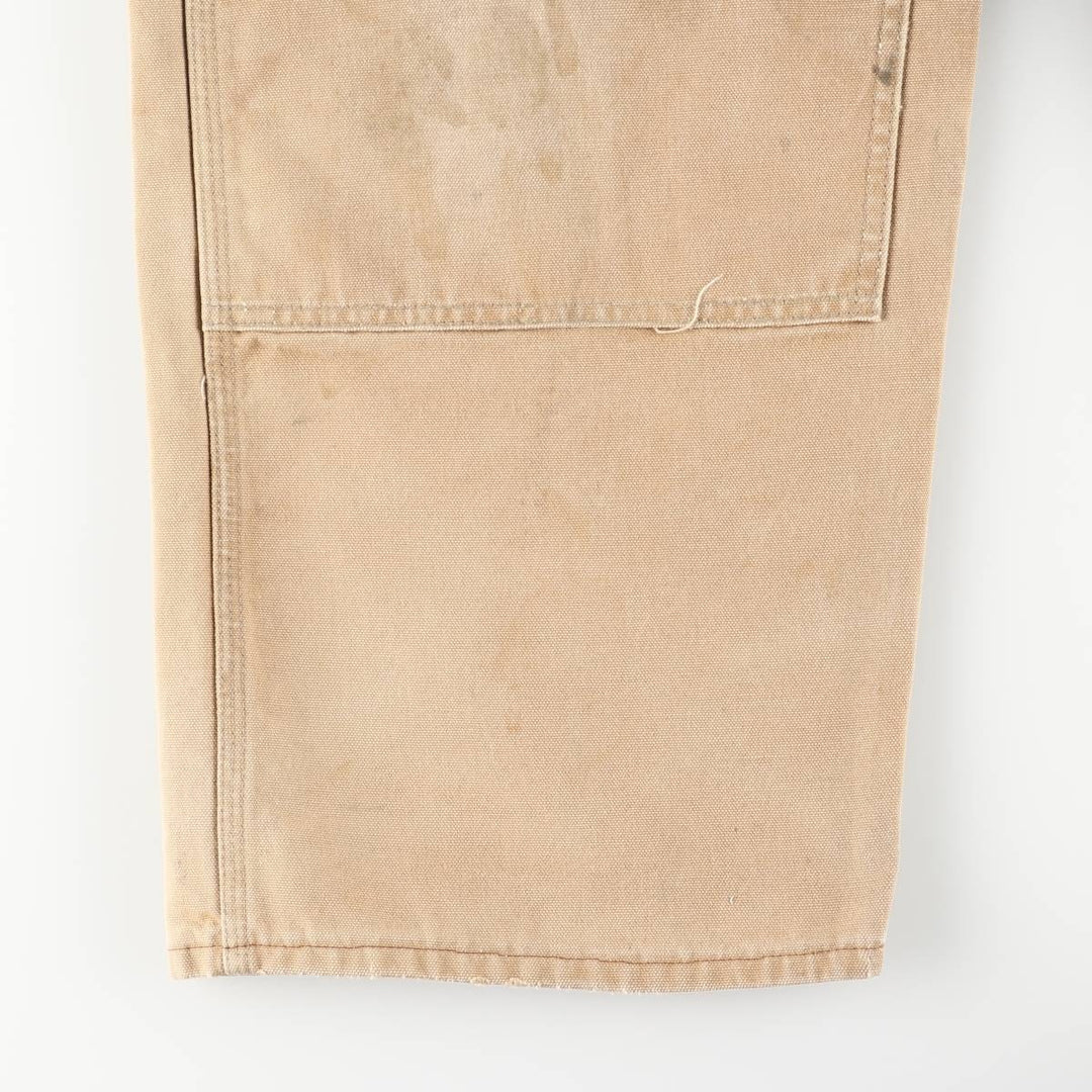 Big size Carhartt double knee duck overalls for men, equivalent to w41 unclear Beige type Vintage Second Hand