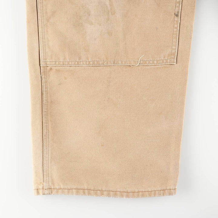 Big size Carhartt double knee duck overalls for men, equivalent to w41 unclear Beige type Vintage Second Hand