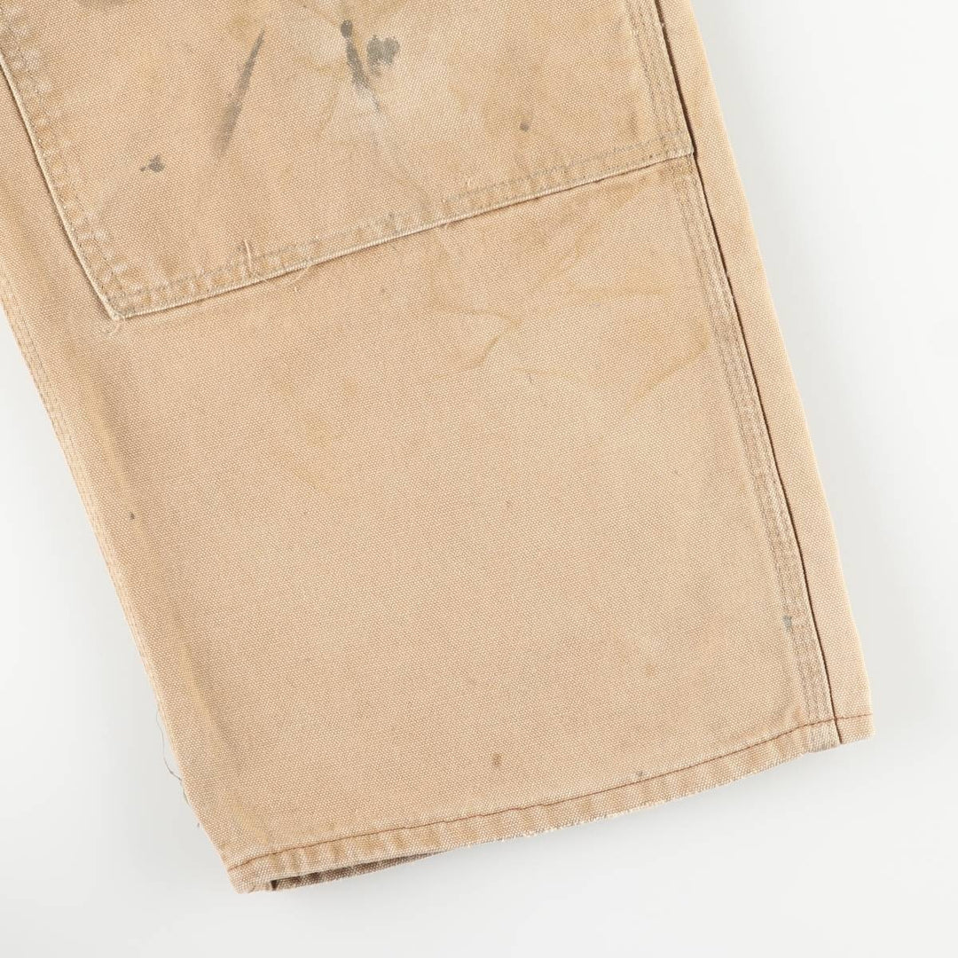 Big size Carhartt double knee duck overalls for men, equivalent to w41 unclear Beige type Vintage Second Hand