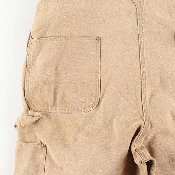 Big size Carhartt double knee duck overalls for men, equivalent to w41 unclear Beige type Vintage Second Hand