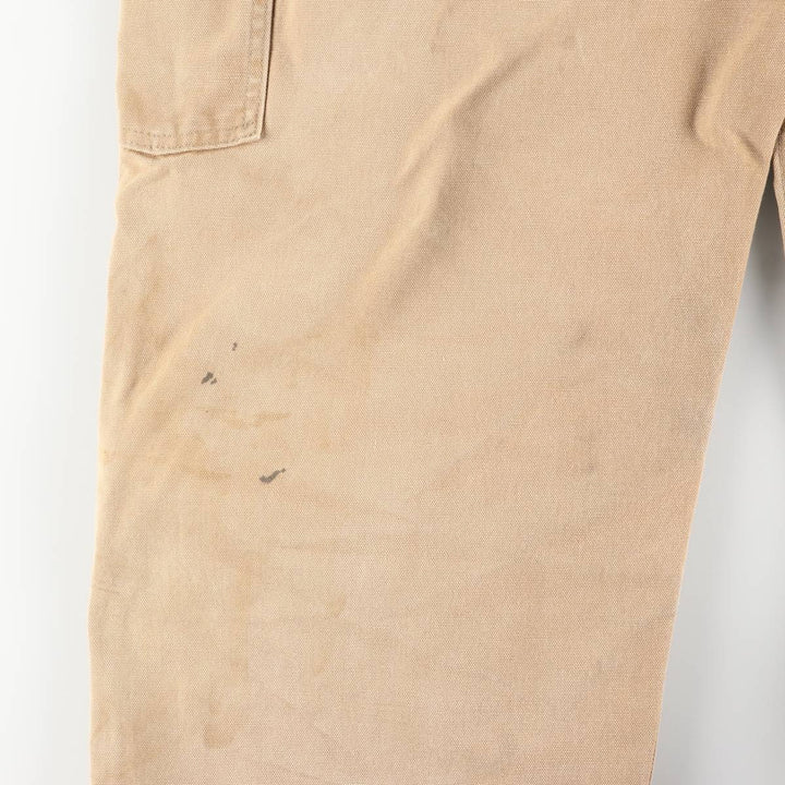 Big size Carhartt double knee duck overalls for men, equivalent to w41 unclear Beige type Vintage Second Hand