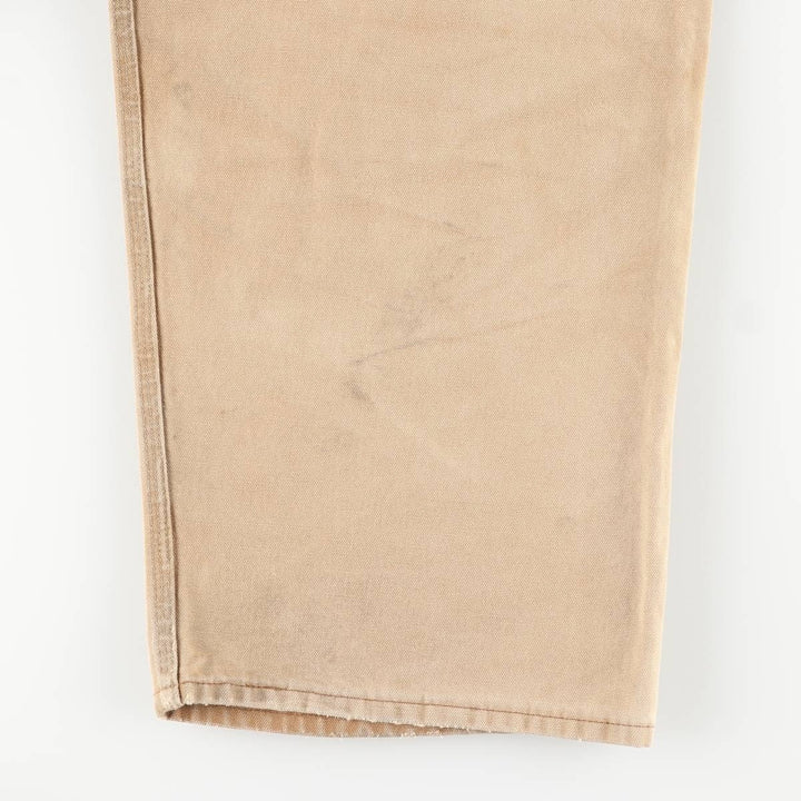 Big size Carhartt double knee duck overalls for men, equivalent to w41 unclear Beige type Vintage Second Hand